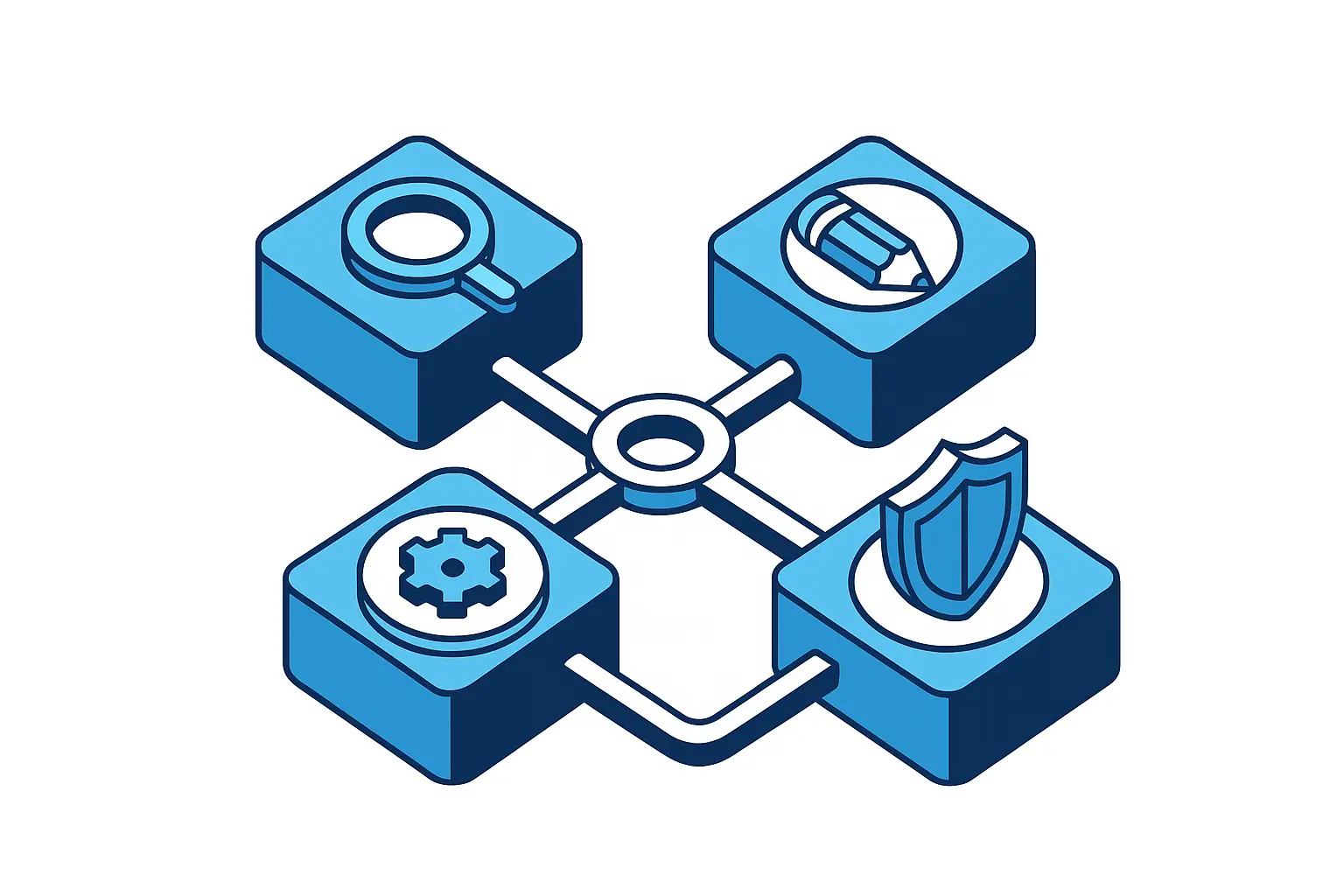 Concept diagram representing innovation and strategy